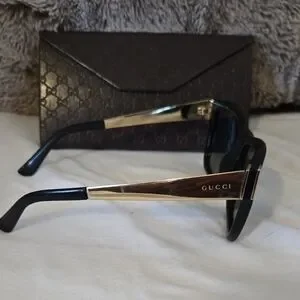 Gucci | Bags | Gucci Dark Brown Monogram Sunglasses Case  display picture 3